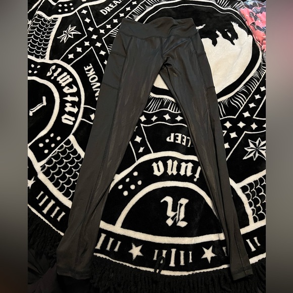 Blackcraft Cult Black Stripe Active Leggings, XS - Picture 2 of 9